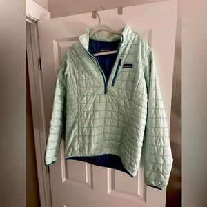 Patagonia Ladies Nano Puff 1/4 Zip size Large